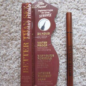 Too Faced Better Than Sex Chocolate Eyeliner waterproof liquid eyeliner 0.02 oz.